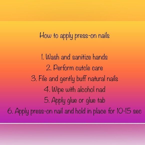 Color Theory gel pressons - Picture 4 of 11